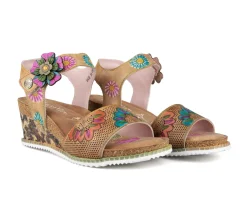 Sandales Laura Vita femmes talon compensé – MANAMI