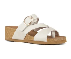 Sandales talon compensé Alberto pour femmes - CINTIA