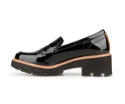 Soulier noir style mocassin Alberto pour femmes  - ESPOSITO