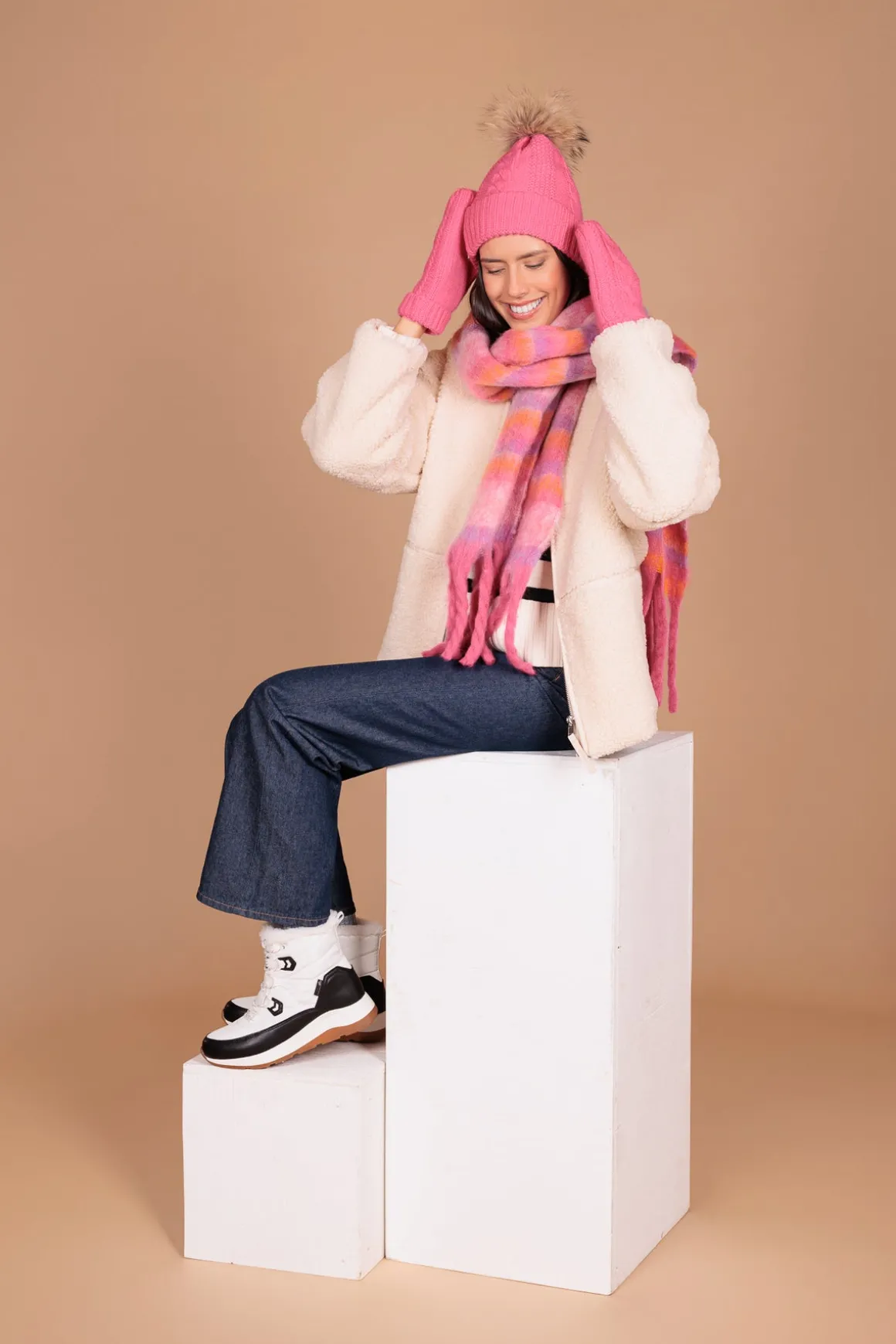 Tuque colorée Alberto pour femmes - TULIA