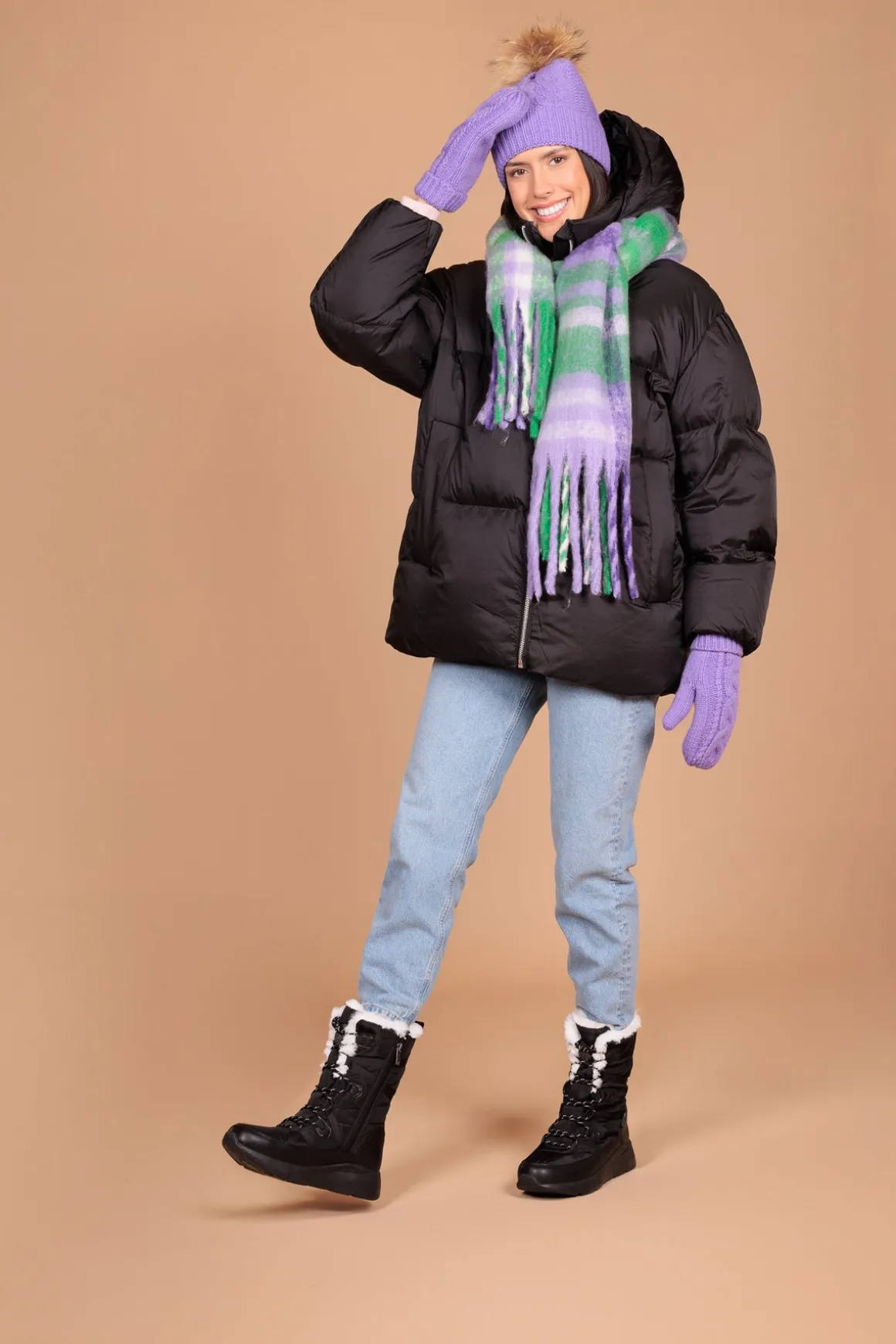 Tuque colorée Alberto pour femmes - TULIA