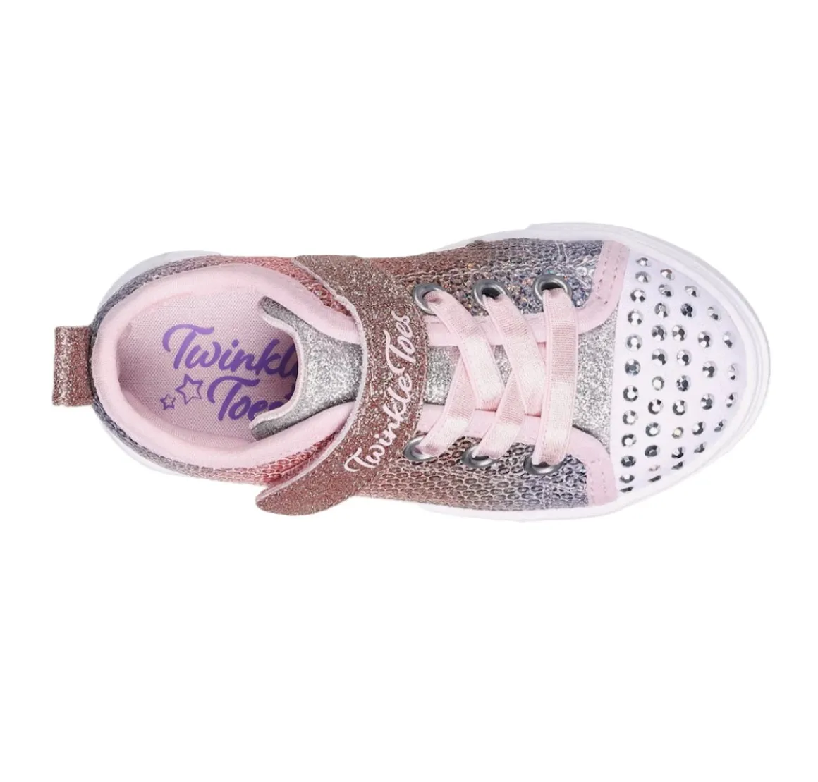 TWINKLE SPARKS SEQUIN - Chaussures lumineuses Skechers pour petites filles