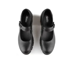 WEDNESDAY - Souliers noirs à talon Alberto pour femmes