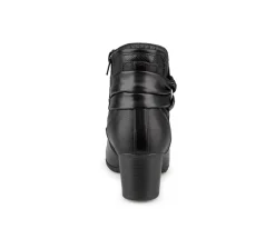 YULIANA - Bottillons à talon carré Ultime Confort pour femmes